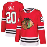 Brandon Saad #20 Chicago Blackhawks Red Player Jersey