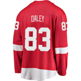 Trevor Daley #83 Detroit Red Wings Red Breakaway Player Jersey
