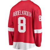 Justin Abdelkader #8 Detroit Red Wings Red Breakaway Player Jersey