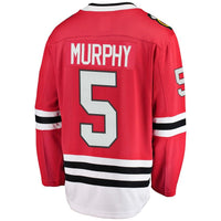 Connor Murphy #5 Chicago Blackhawks Red Breakaway Player Jersey
