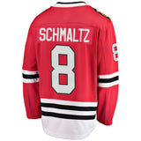 Nick Schmaltz #8 Chicago Blackhawks Red Breakaway Player Jersey