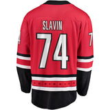Jaccob Slavin #74 Carolina Hurricanes Red Breakaway Player Jersey