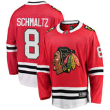 Nick Schmaltz #8 Chicago Blackhawks Red Breakaway Player Jersey