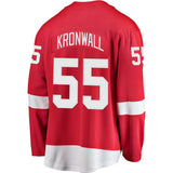 Niklas Kronwall #55 Detroit Red Wings Red Breakaway Player Jersey