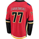 Mark Jankowski #77 Calgary Flames Red Breakaway Player Jersey