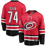 Jaccob Slavin #74 Carolina Hurricanes Red Breakaway Player Jersey
