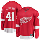 Luke Glendening #41 Detroit Red Wings Red Breakaway Player Jersey