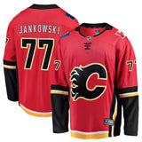 Mark Jankowski #77 Calgary Flames Red Breakaway Player Jersey