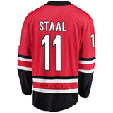 Jordan Staal #11 Carolina Hurricanes Red Breakaway Player Jersey