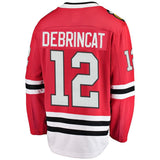 Alex DeBrincat #12 Chicago Blackhawks Red Breakaway Player Jersey