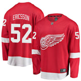 Jonathan Ericsson # 52 Detroit Red Wings Red Breakaway Player Jersey