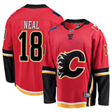James Neal #18 Calgary Flames Red Breakaway Player Jersey