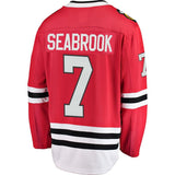 Brent Seabrook #7 Chicago Blackhawks Red Home Breakaway Player Jersey
