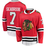 Brent Seabrook #7 Chicago Blackhawks Red Home Breakaway Player Jersey