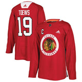 Jonathan Toews #19 Chicago Blackhawks Red Practice Player Jersey
