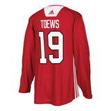 Jonathan Toews #19 Chicago Blackhawks Red Practice Player Jersey