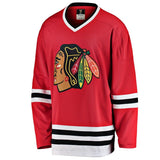 Chicago Blackhawks Red Premier Breakaway Heritage Blank Jersey