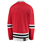 Chicago Blackhawks Red Premier Breakaway Heritage Blank Jersey