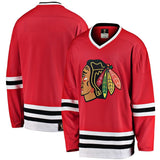 Chicago Blackhawks Red Premier Breakaway Heritage Blank Jersey