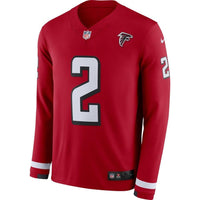 Matt Ryan Atlanta Falcons Red Therma Long Sleeve Jersey