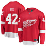 Martin Frk #42 Detroit Red Wings Red Breakaway Player Jersey