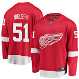 Frans Nielsen # 51 Detroit Red Wings Red Breakaway Player Jersey