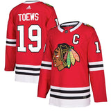 Jonathan Toews #19 Chicago Blackhawks Red Player Jersey