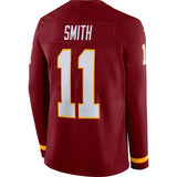 Alex Smith Washington Redskins Burgundy Therma Long Sleeve Jersey