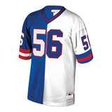 Lawrence Taylor #56 New York Giants Royal/White 1996 Retired Player Split Replica Jersey