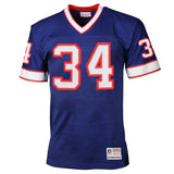 Thurman Thomas #34 Buffalo Bills Royal Blue 1990 Retired Player Vintage Replica Jersey