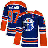 Connor McDavid Edmonton Oilers Royal/Orange Alternate Player Jersey