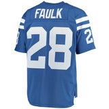Marshall Faulk #28 Indianapolis Colts Royal 1994 Retired Player Replica Jersey