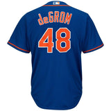 Jacob deGrom #48 New York Mets White/Royal Cool Base Player Jersey