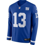 Odell Beckham Jr New York Giants Royal Therma Long Sleeve Jersey