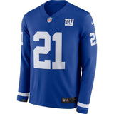 Landon Collins New York Giants Royal Therma Long Sleeve Jersey