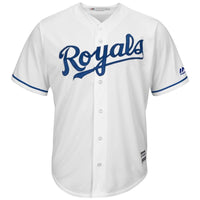 Cheslor Cuthbert #19 Kansas City Royals White Home Cool Base Player Jersey