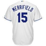 Whit Merrifield #15 Kansas City Royals White Home Cool Base Player Jersey