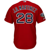 J.D. Martinez #28 Boston Red Sox 2018 World Series Cool Base Player Jersey