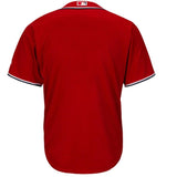 Washington Nationals White/Scalet Official Cool Base Jersey