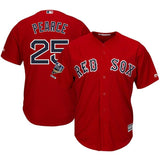 Steve Pearce #25 Boston Red Sox 2018 World Series Cool Base Player Jersey