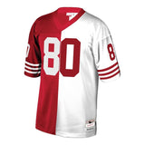 Jerry Rice #80 San Francisco 49ers Scarlet/White 1990 Retired Player Split Replica Jersey