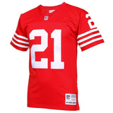 Deion Sanders #21 San Francisco 49ers Scarlet 1994 Retired Player Vintage Replica Jersey