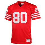 Jerry Rice #80 San Francisco 49ers Scarlet 1990 Retired Player Vintage Replica Jersey