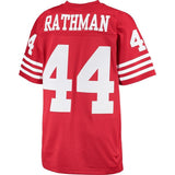 Tom Rathman #44 San Francisco 49ers Scarlet 1990 Retired Player Replica Jersey