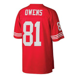 Terrell Owens #81 San Francisco 49ers Scarlet 2002 Retired Player Replica Jersey