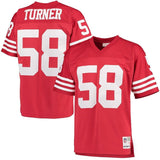 Keena Turner #58 San Francisco 49ers Scarlet 1992 Retired Player Replica Jersey