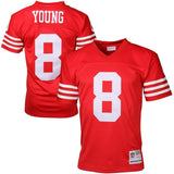 Steve Young #8 San Francisco 49ers Scarlet 1990 Retired Player Vintage Replica Jersey