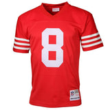 Steve Young #8 San Francisco 49ers Scarlet 1990 Retired Player Vintage Replica Jersey