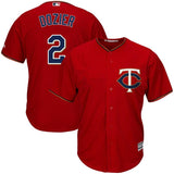 Brian Dozier #2 Minnesota Twins Youth Scarlet Fashion Official Cool Base Player Jersey