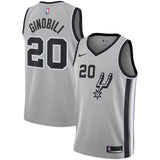 Manu Ginobili #20 San Antonio Spurs 2018/19 Mens Swingman Jersey